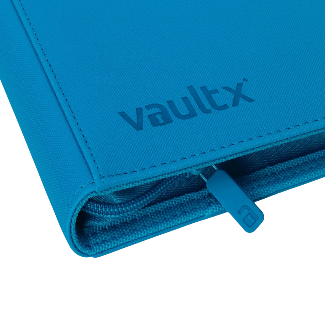 Vault X: 4-Pocket Zip Binder (Neon Blue) - Image 3