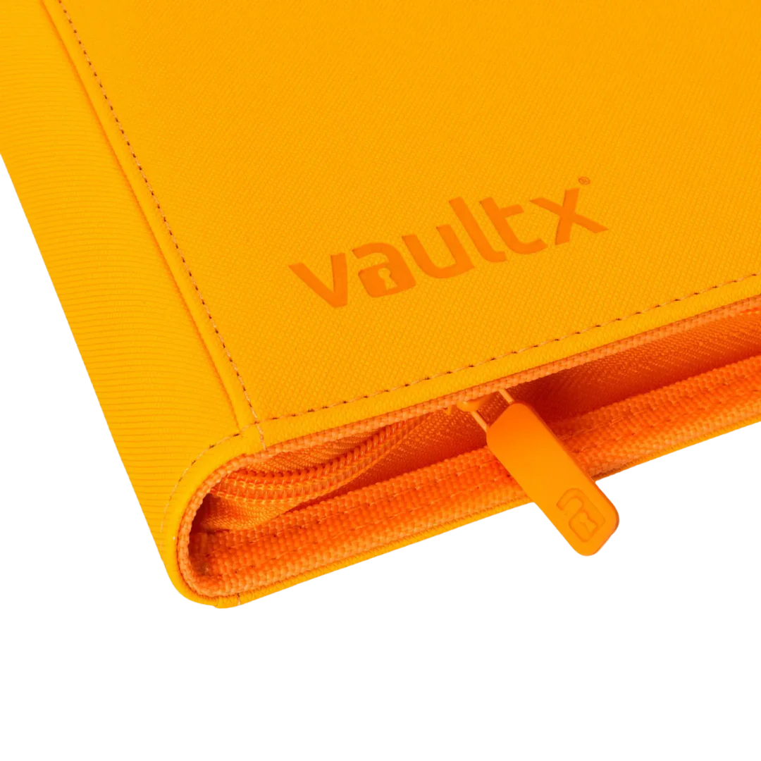 Vault X: 4-Pocket Zip Binder (Neon Orange) - Image 3