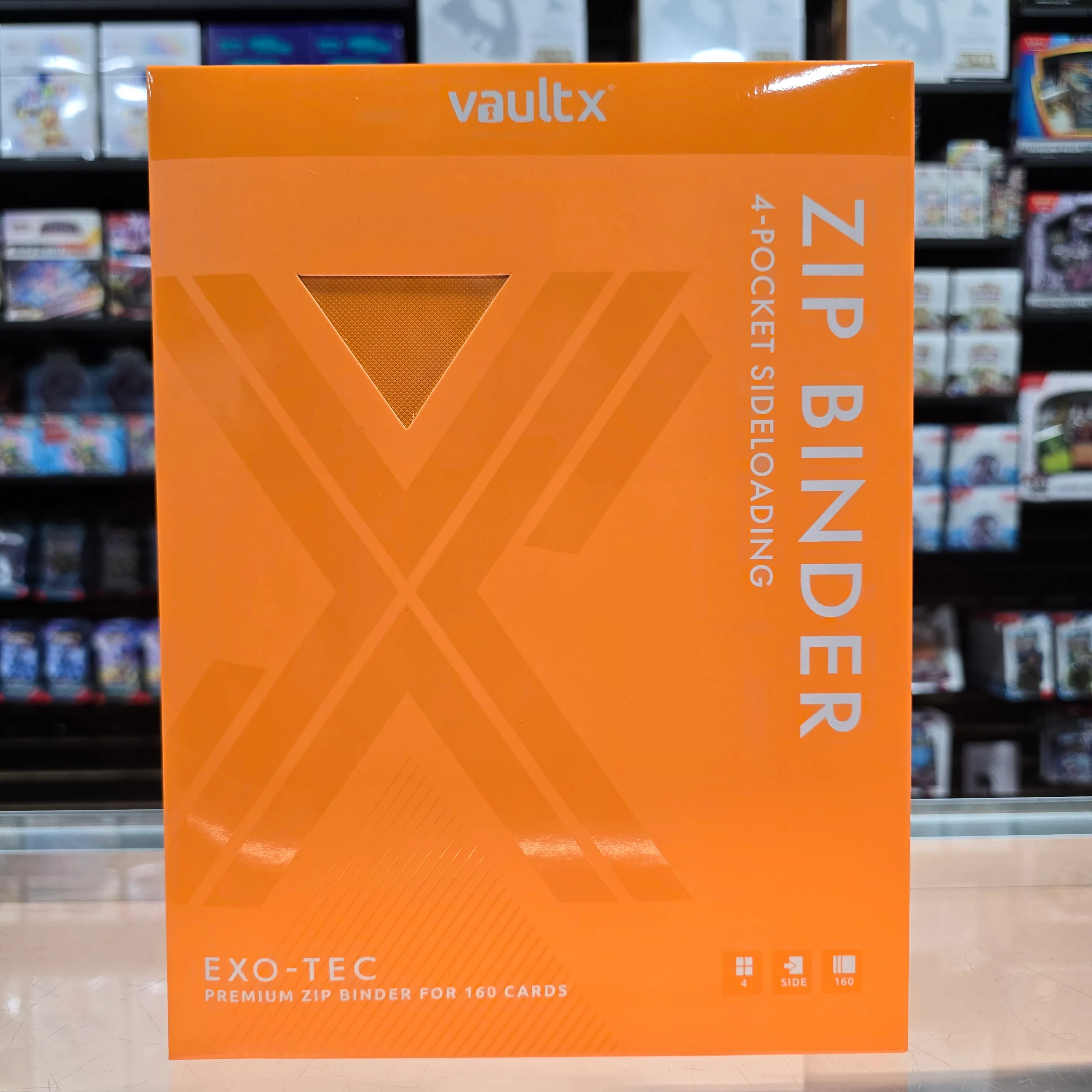 Vault X: 4-Pocket Zip Binder (Neon Orange) - Image 4