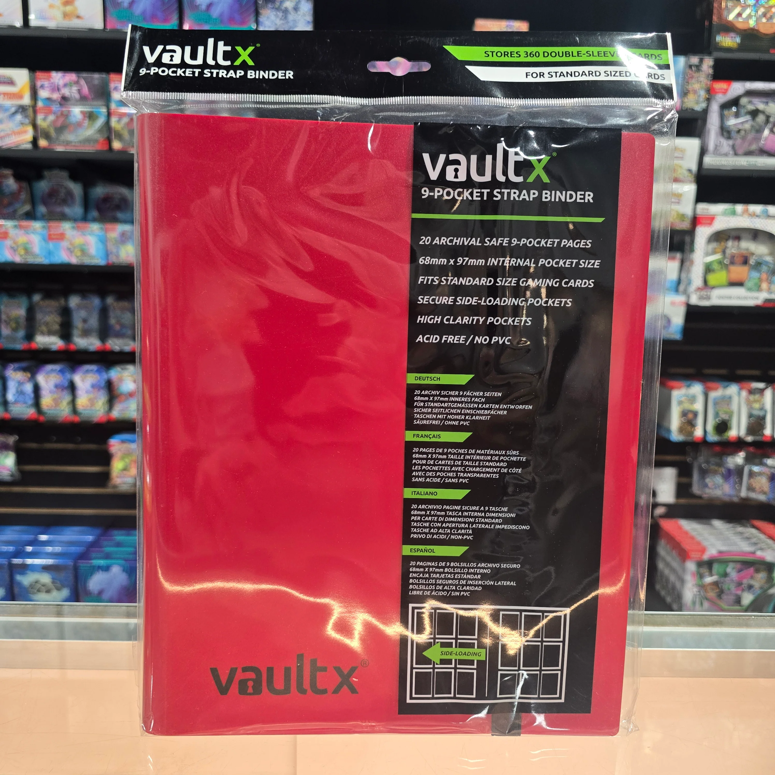 Vault X: 9-Pocket Binder (Red) - Image 4