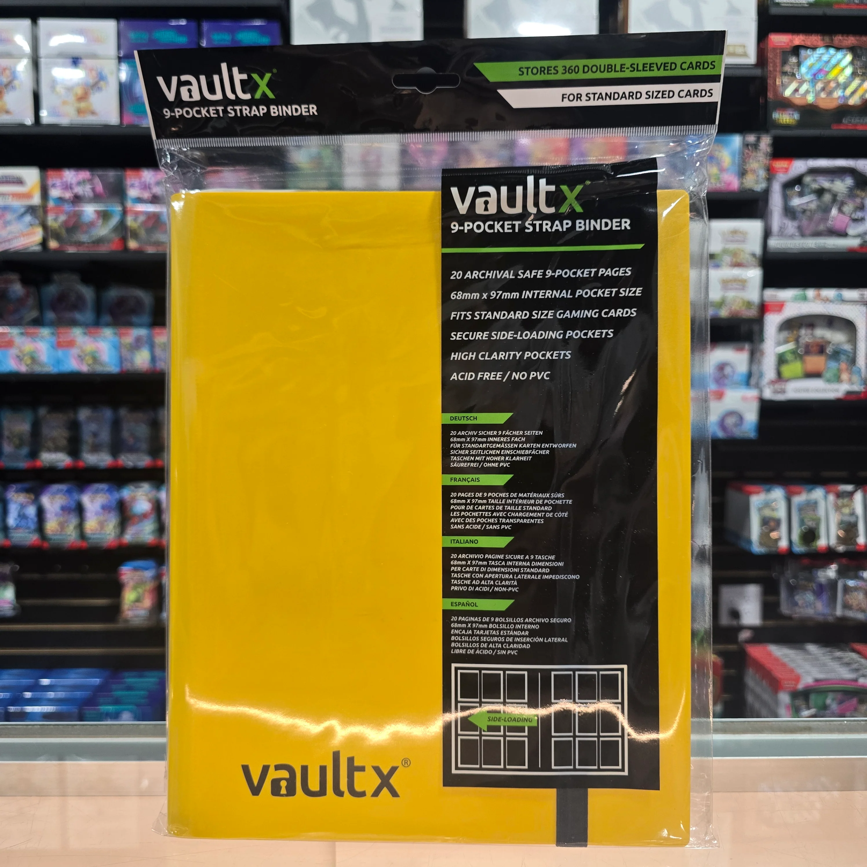 Vault X: 9-Pocket Binder (Yellow) - Image 4