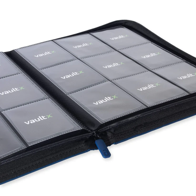 Vault X: 9-Pocket Zip Binder (Royal Blue) - Image 4
