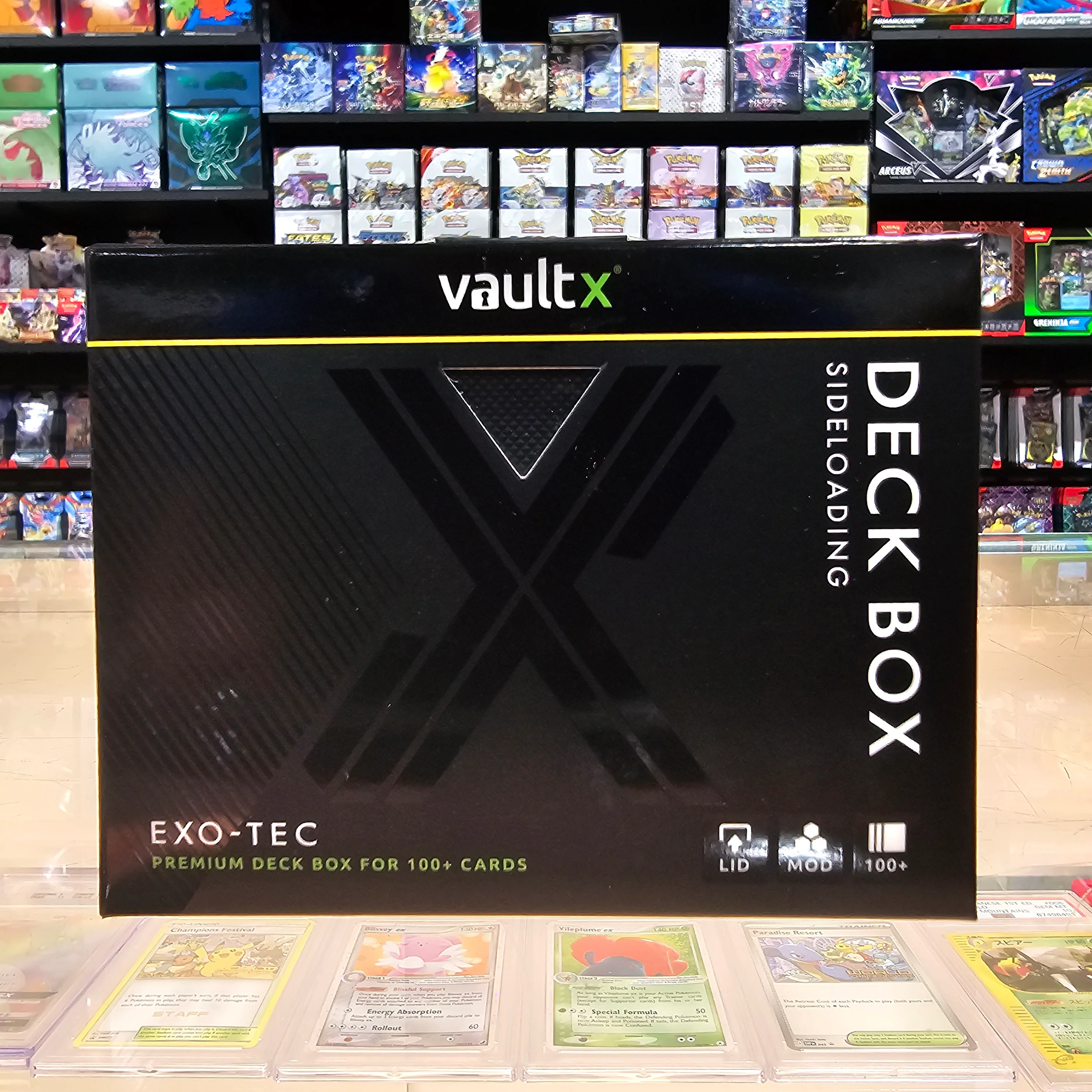 Vault X: Sideloading Deck Box 100+ CT (Black / Electric Yellow) - Image 4