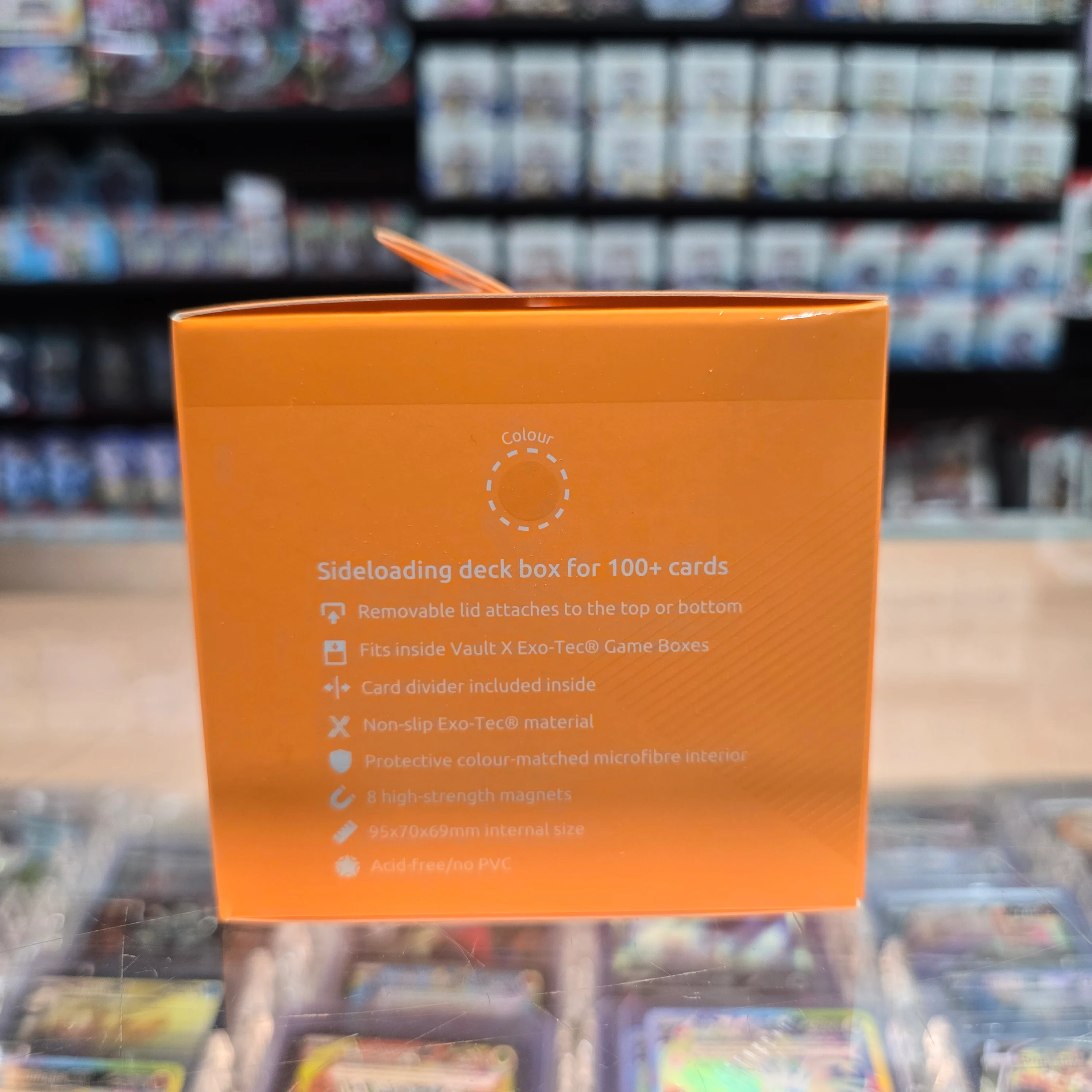 Vault X: Sideloading Deck Box 100+ CT (Neon Orange) - Image 5