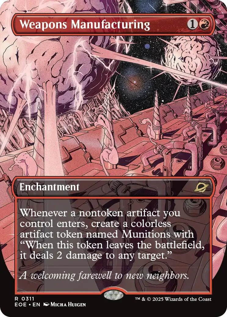 Weapons Manufacturing (Borderless) (311) (EOE)
