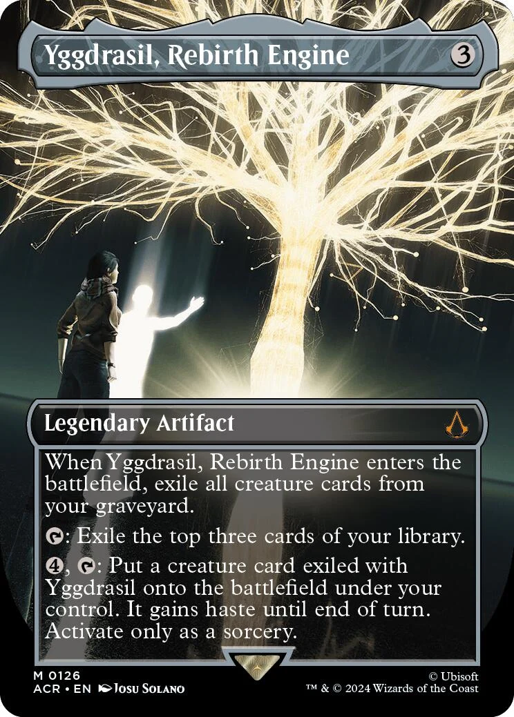 Yggdrasil, Rebirth Engine (Borderless) (126) (ACR)