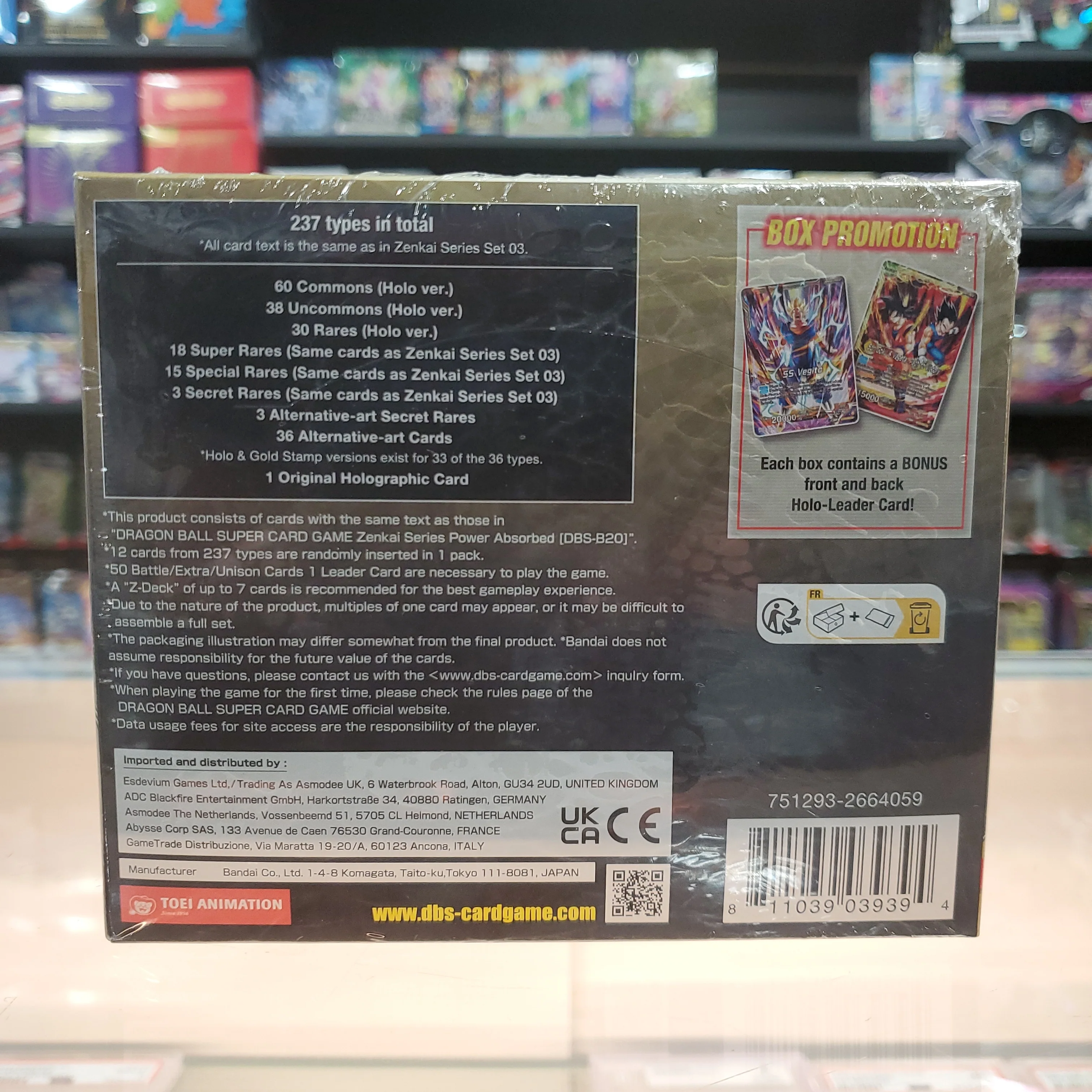 Dragon Ball Super TCG: Zenkai Series: Set 03 [DBS-B20-C] - Collector Booster Box - Image 2